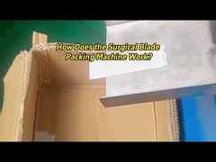 Machine à emballer automatiquement des lames chirurgicales