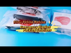 Couverture automatique se pliante intacte de premiers secours de machine d'empilement de la machine d'emballage 2KW