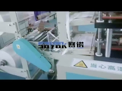 machine à emballer automatique d'écoulement des gants 220V/machine d'emballage 2.8KW conduit par servo