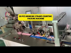 Machine d'emballage et de comptage automatique de 50 pailles de lait de soja, 220V 3KW