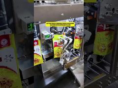 Petite machine d'emballage de sachets préfabriqués pour snacks avec remplissage à l'azote