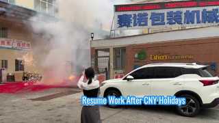 Reprise des travaux en usine depuis le 28 février