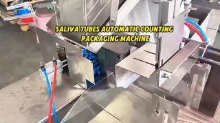 Ligne d'emballage de comptage de tri automatique de tubes de salive