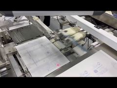 Type machine à emballer de portefeuille de gant chirurgical avec la fonction bi-fold