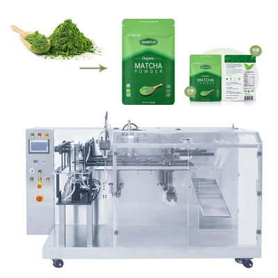 Good price la machine à ensacher automatique de poudre de 380V Matcha a préfabriqué horizontal en ligne