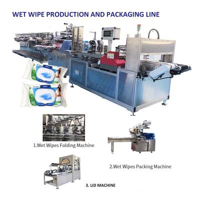 Qualité  PLC Control 5 Slitting Lane Wipe Making Machine With 1 Year Warranty Usine