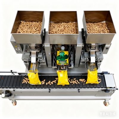 Good price 3-Head LinearAutomatic Weighing And Premade-Bag Packaging Machine For Nuts Dispensing en ligne