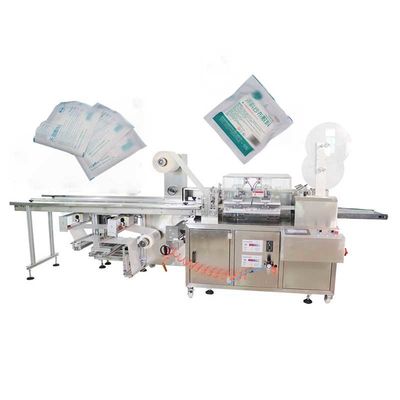 0.6 - machine Gauze Swab Packaging Machine de garniture du joint du côté 0.8MPa