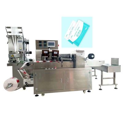 Compte fendant la chaîne d'emballage humide se pliante de chiffons de la machine à emballer 3.8KW