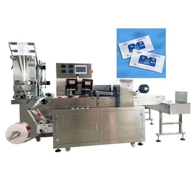 3.8KW essuie la chaîne d'emballage individuelle de chiffon d'alcool de machine de conditionnement