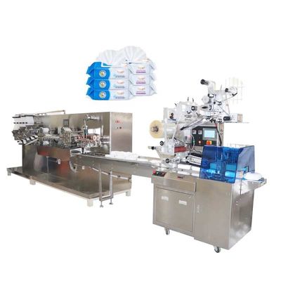 Machine à emballer multi humide de fonction de la machine de conditionnement de chiffons de bébé 3KW