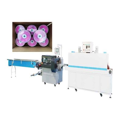 Good price Emballage collectif de boîte 5.5KW d'emballage en papier rétrécissable de disque à grande vitesse de la machine 380V en ligne