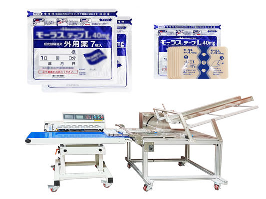 Type automatique d'adsorption de la machine 220V de cachetage de sachet en plastique 3KW