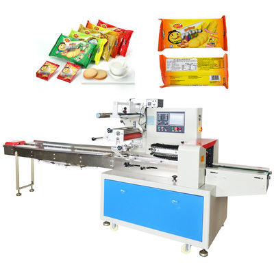 écoulement continu d'emballeur de machine de conditionnement d'oreiller du biscuit 220v
