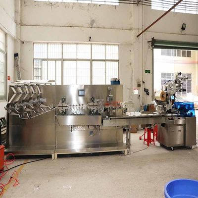 ODM 30-80 sacs / min ligne de production de lingettes humides machine à faire des tissus humides 3KW