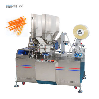 Acier inoxydable Straw Machine With potable automatique 0.3m3/Min Air Consumption