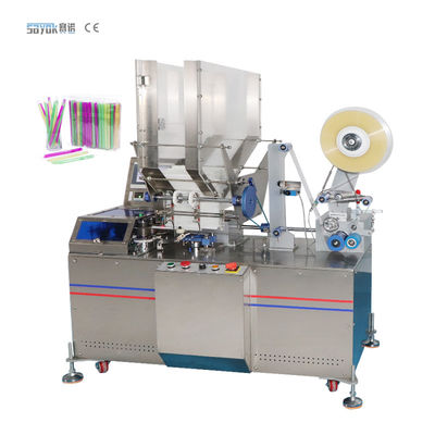 500-600 sacs/cachetage arrière simple Straw Wrapping Machine Automatic Individual de minute