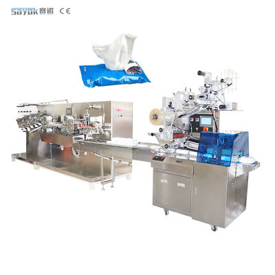 OEM 1-20pcs/Pack Tissu mouillé lingettes machine d'emballage Restaurant lingettes mouillées machine