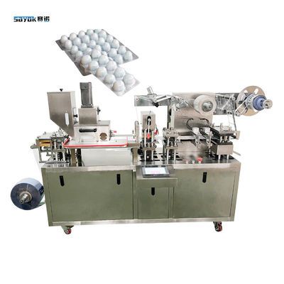380V Thaïlande Alcool Boules de coton Blister Machine d'emballage type plaque plate