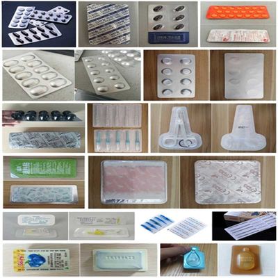 380V Thaïlande Alcool Boules de coton Blister Machine d'emballage type plaque plate