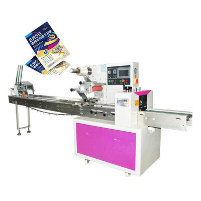 Machines d'emballage automatique par débit PLC avec carton