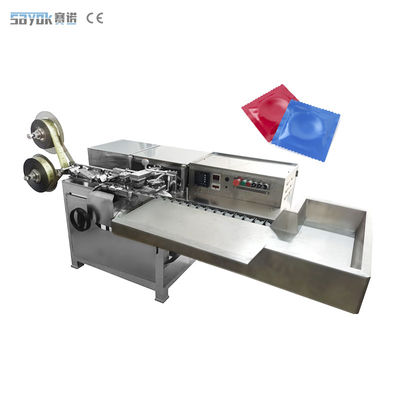 Machine d'emballage de préservatifs en aluminium de petite taille avec système d'inspection