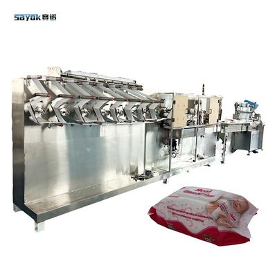 9.6 KW 3300KG Machine d'emballage pour essuie-glace pour bébé pour emballage en plastique 30-120 pièces