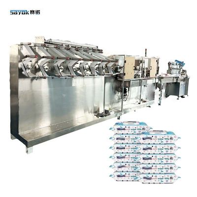 Machine d'emballage de lingettes humides pour bébé à haute vitesse