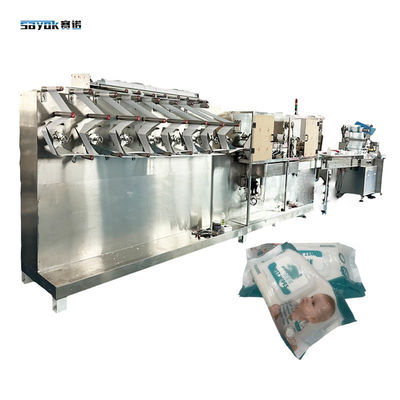 Opération à grande vitesse 30-120 PCS Machine d'emballage de lingettes humides pour bébés pour emballage hygiénique