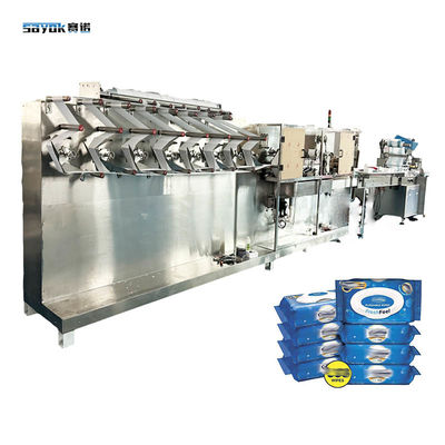 Système d'alimentation à entraînement servo 30-120 PCS Machines pour lingettes pour bébés