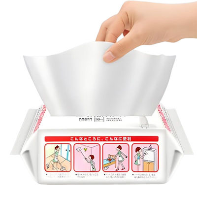 7.5 KW Machine automatique de fabrication de lingettes de sol humides avec contrôle servo 8 ensembles de tête de mouillage