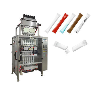 Machine de remplissage automatique de poudre à plusieurs lignes, machine d'emballage de bâtons à haute productivité