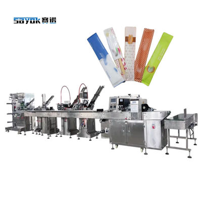 Machines d'emballage automatique certifiées CE pour serviettes, cuillères, fourchettes, couteaux, cure-dents, baguettes, etc.
