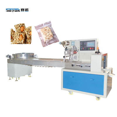 Servo contrôle à grande vitesse carré Noix Crisp machine d'emballage automatique d'alimentation oreiller