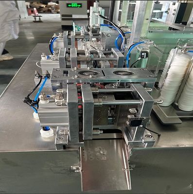 6 fois central plié PE gants pliant machine d'emballage avec commande de servo moteurs