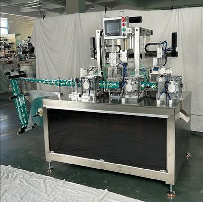 220V 50HZ 3KW Servo à basse tension contrôle PE gants machine d'emballage pliable automatique fourre-tout