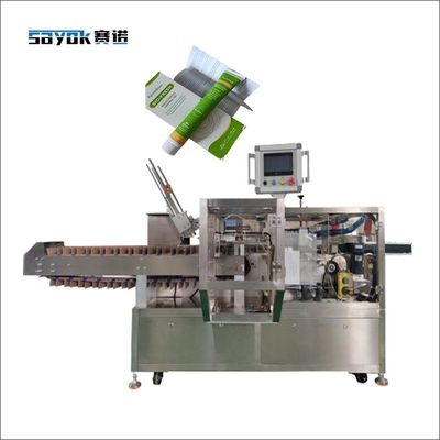 0.75 kW de puissance moteur machine automatique de cartonnage avec système de contrôle informatique complet PLC importé pour les produits de beauté