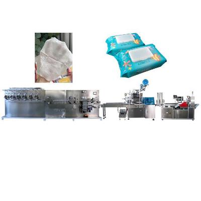 Wet Wipes Production Solution With Water Filtration System For 30-120 PCs Bulk Pack