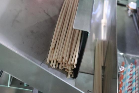 Extremely High Speed Automatic Counting Packing 2 In 1 Machine For Straight Stick Products
