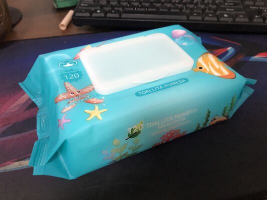 Solution d'emballage polyvalente de lingettes humides Compatible avec plusieurs matériaux d'emballage fournissant un emballage sûr et hygiénique