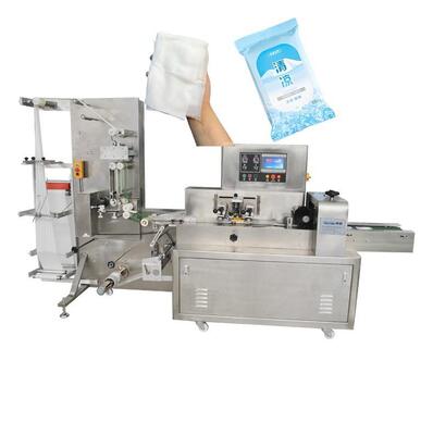 Ligne de production de lingettes rafraîchissantes entièrement automatisée offrant un contrôle précis et une production évolutive pour divers besoins de production