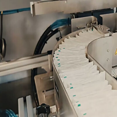 Bon prix Machine d'emballage de portefeuille en papier à gants chirurgicaux intelligents avec dispositif bi-plié personnalisé 220V online